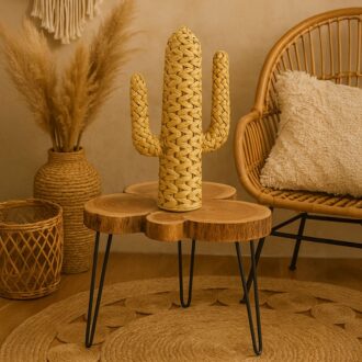 Alternative view of Διακοσμητικό Wanzo Inart ψάθινο φυσικό 44x16x76εκ