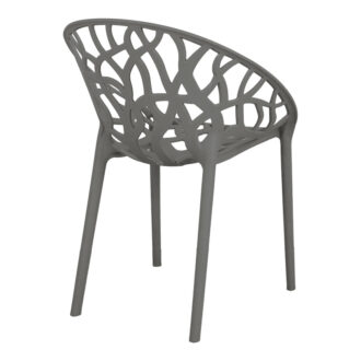 Alternative view of Πολυθρόνα Daren pakoworld pp σε ανθρακί απόχρωση 59x60x79,5εκ