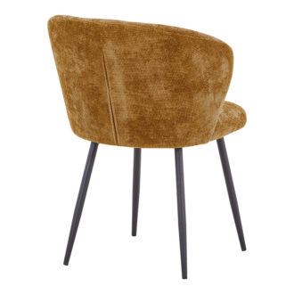 Alternative view of Καρέκλα Karg pakoworld camel ύφασμα-πόδι μαύρο μέταλλο 57x62x80εκ