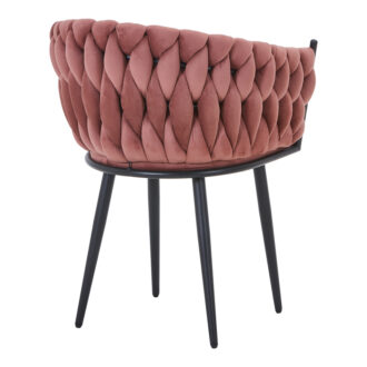 Alternative view of Πολυθρόνα Vivian pakoworld σάπιο μήλο βελούδο-πόδι μαύρο μέταλλο 61x55x80εκ