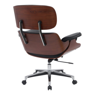 Alternative view of Καρέκλα γραφείου διευθυντή Kobane pakoworld μαύρο pu-βάση χρωμίου 84x75x113.5εκ