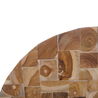 Alternative view of Διακοσμητικό τοίχου Sorendine pakoworld φυσικό ξύλο Φ60x4εκ