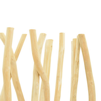 Alternative view of Διακοσμητικό δαπέδου Jati pakoworld teak ξύλο σε φυσική απόχρωση 60x20x190εκ