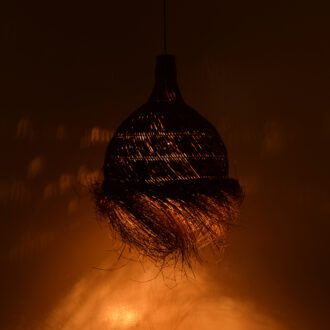 Alternative view of Φωτιστικό οροφής Cazin Inart mendong σε φυσική απόχρωση Φ60x68εκ