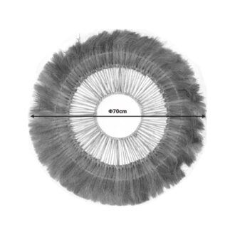 Alternative view of Διακοσμητικό τοίχου Ramine Inart μπανάνα ξύλο σε φυσική απόχρωση Φ70x10εκ