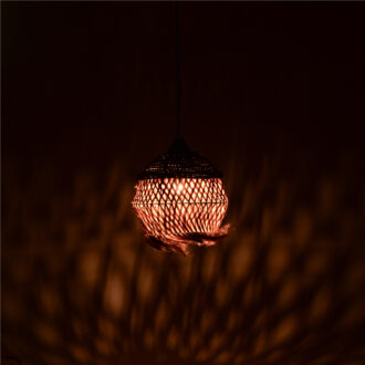 Alternative view of Φωτιστικό οροφής Fiorine Inart abaca σε φυσικό χρώμα Φ35x45εκ