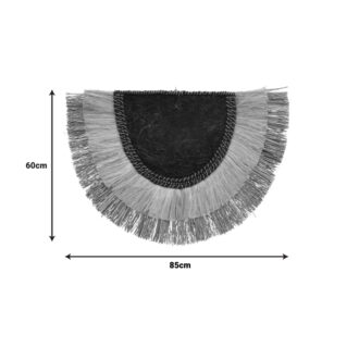Alternative view of Διακοσμητικό τοίχου Pedrine Inart seagrass-abaca σε φυσικό χρώμα 85x60x6εκ