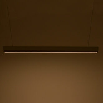 Alternative view of Φωτιστικό οροφής Rafmole pakoworld Led λευκό μέταλλο-ξύλο 120x7.5εκ