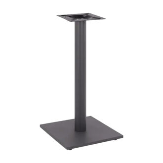 Βάση τραπεζιού Bar Batan pakoworld μεταλλική σε μαύρη απόχρωση 40x40x94εκ