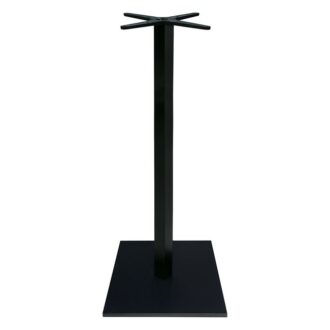 Βάση τραπεζιού Bar Cabanol pakoworld μεταλλική σε μαύρη απόχρωση 45x45x108εκ