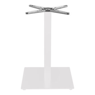 Βάση τραπεζιού Thonor pakoworld μεταλλική σε λευκή απόχρωση 48x48x73εκ