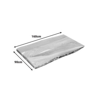 Alternative view of Επιφάνεια τραπεζιού Pozier pakoworld μασίφ ξύλο ακακίας σε φυσική απόχρωση 160x90x4εκ