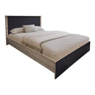 Alternative view of Σετ Κρεβατοκάμαρας Athos Sonoma Ανθρακί με Κρεβάτι 140x200εκ Σετ 3τεμ