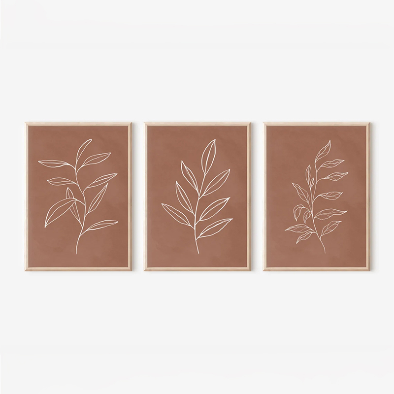 Πίνακας Drifer pakoworld τρίπτυχος με ψηφιακή εκτύπωση και πλαίσιο 33x1.5x48εκ