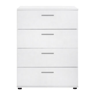 Alternative view of Συρταριέρα Trendline Megapap χρώμα λευκό 73x44x96εκ.