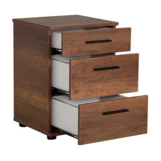 Alternative view of Κομοδίνο - Συρταριέρα γραφείου Trendline Megapap χρώμα καρυδί 40x39x57εκ.