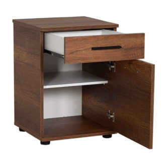 Alternative view of Κομοδίνο - Συρταριέρα γραφείου Trendline Megapap χρώμα καρυδί 40x39x57εκ.