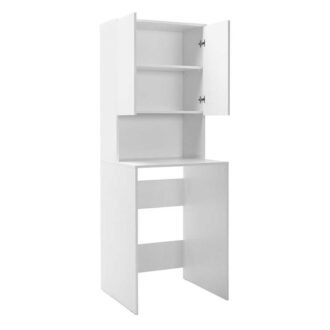 Alternative view of Έπιπλο πλυντηρίου Ceza Megapap χρώμα λευκό 65x60x182εκ.