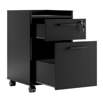 Alternative view of Συρταριέρα γραφείου Gamer Megapap τροχήλατη με κλειδαριά χρώμα μαύρο 40x40x56εκ.