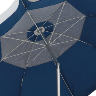 Alternative view of Ομπρέλα θαλάσσης αλουμινίου Malibu Megapap με UPF 50+ προστασία χρώμα ασημί - μπλε Ø2m