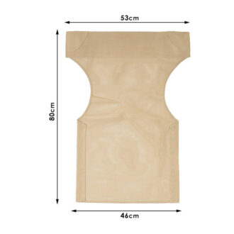 Alternative view of Διάτρητο πανί επαγγελματικό για πολυθρόνα σκηνοθέτη χρώματος φραπέ Megapap