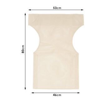 Alternative view of Διάτρητο πανί επαγγελματικό για πολυθρόνα σκηνοθέτη χρώματος εκρού Megapap