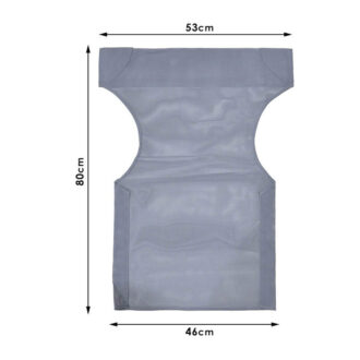 Alternative view of Διάτρητο πανί επαγγελματικό για πολυθρόνα σκηνοθέτη χρώματος ανθρακί Megapap