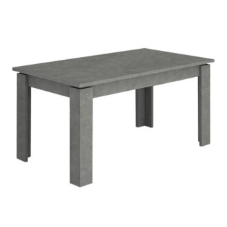 Alternative view of Τραπέζι Denzel Megapap χρώμα γκρι σκυροδέματος 120x80x76εκ.