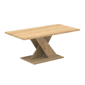 Alternative view of Τραπεζάκι σαλονιού Marcello Megapap χρώμα φυσικό οξιάς 110x55x47εκ.