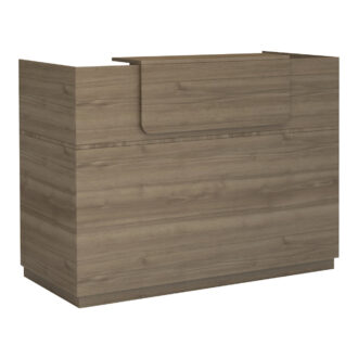 Alternative view of Γραφείο υποδοχής - reception Lemmon Megapap χρώμα καρυδί 160x70x110εκ.