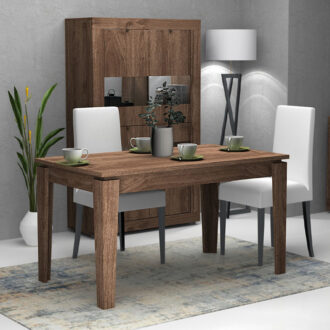 Alternative view of Τραπέζι Helmut Megapap επεκτεινόμενο χρώμα καρυδί 160/200x90x76εκ.