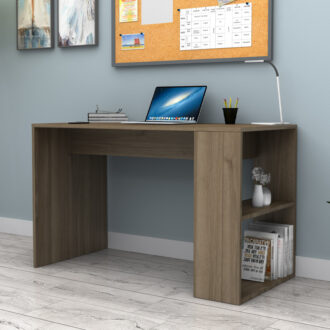 Alternative view of Γραφείο εργασίας Mikro Megapap χρώμα καρυδί 120x60x75εκ.