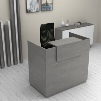 Alternative view of Γραφείο υποδοχής - reception Lemmon Megapap χρώμα γκρι σκυροδέματος 120x70x110εκ.