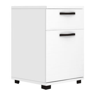 Κομοδίνο - Συρταριέρα γραφείου Veto Megapap χρώμα λευκό 40x39x57εκ.