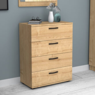 Alternative view of Συρταριέρα Velika Megapap χρώμα φυσικό οξιάς 73x44x96εκ.