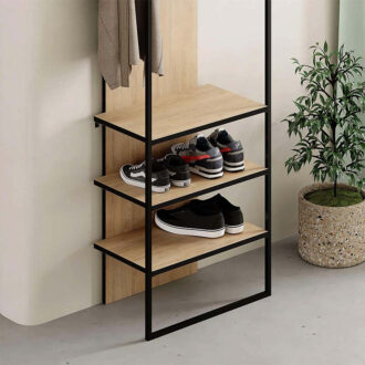 Alternative view of Έπιπλο εισόδου Archy Megapap χρώμα sapphire oak 53x31,7x180εκ.