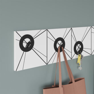 Alternative view of Κρεμάστρα τοίχου Vizy Megapap χρώμα λευκό 90x1,8x18εκ.