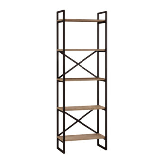 Alternative view of Βιβλιοθήκη Dusan Megapap χρώμα sepet oak 58x30x175εκ.