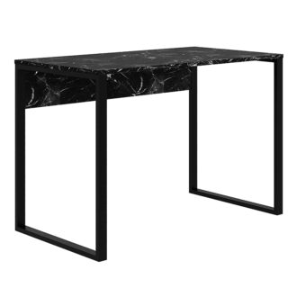 Alternative view of Γραφείο εργασίας Inna Megapap χρώμα μαύρο εφέ μαρμάρου 100x60x75εκ.