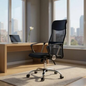 Alternative view of Καρέκλα γραφείου Marco Megapap με ύφασμα Mesh χρώμα μαύρο 62x59x110/120εκ.