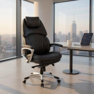 Alternative view of Καρέκλα γραφείου διευθυντική Duke Megapap από τεχνόδερμα χρώμα μαύρο 72x70x120/125εκ.