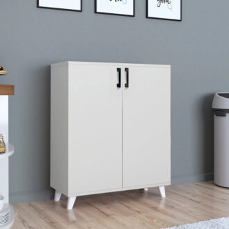 Alternative view of Ντουλάπι κουζίνας/μπάνιου - Παπουτσοθήκη Lilly Megapap χρώμα λευκό 72x32,5x88εκ.