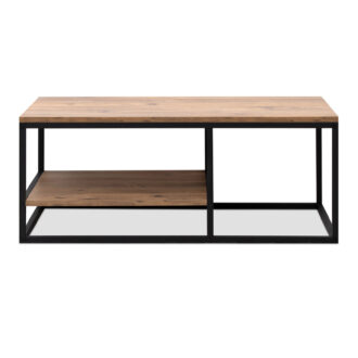 Alternative view of Τραπεζάκι σαλονιού Kane Megapap μεταλλικό - μελαμίνης χρώμα pine oak 106x50x42εκ.