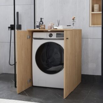 Alternative view of Έπιπλο πλυντηρίου Gray Megapap χρώμα sapphire oak 70x66x90εκ.