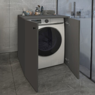 Alternative view of Έπιπλο πλυντηρίου Gray Megapap χρώμα ανθρακί 70x66x90εκ.