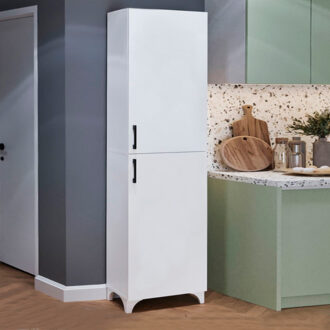 Alternative view of Ντουλάπι κουζίνας/μπάνιου Charlie Megapap χρώμα λευκό 49x31,8x173,9εκ.