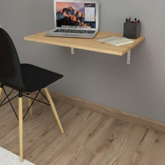 Alternative view of Τραπέζι κουζίνας - Γραφείο επιτοίχιο πτυσσόμενο Ravan Megapap χρώμα sapphire oak 72x45εκ.