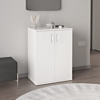 Alternative view of Παπουτσοθήκη - Ντουλάπι Manolo Megapap χρώμα λευκό 60x38x81,4εκ.