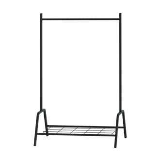 Alternative view of Επιδαπέδια κρεμάστρα Selman Megapap μεταλλική χρώμα μαύρο 87,6x36x136εκ.