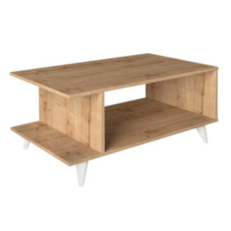 Alternative view of Τραπεζάκι σαλονιού Titus Megapap χρώμα sapphire oak 100x60x45εκ.